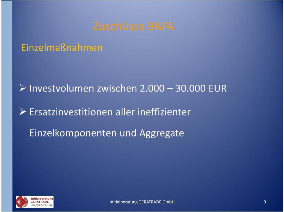 000 EUR Ersatzinvestitionen aller