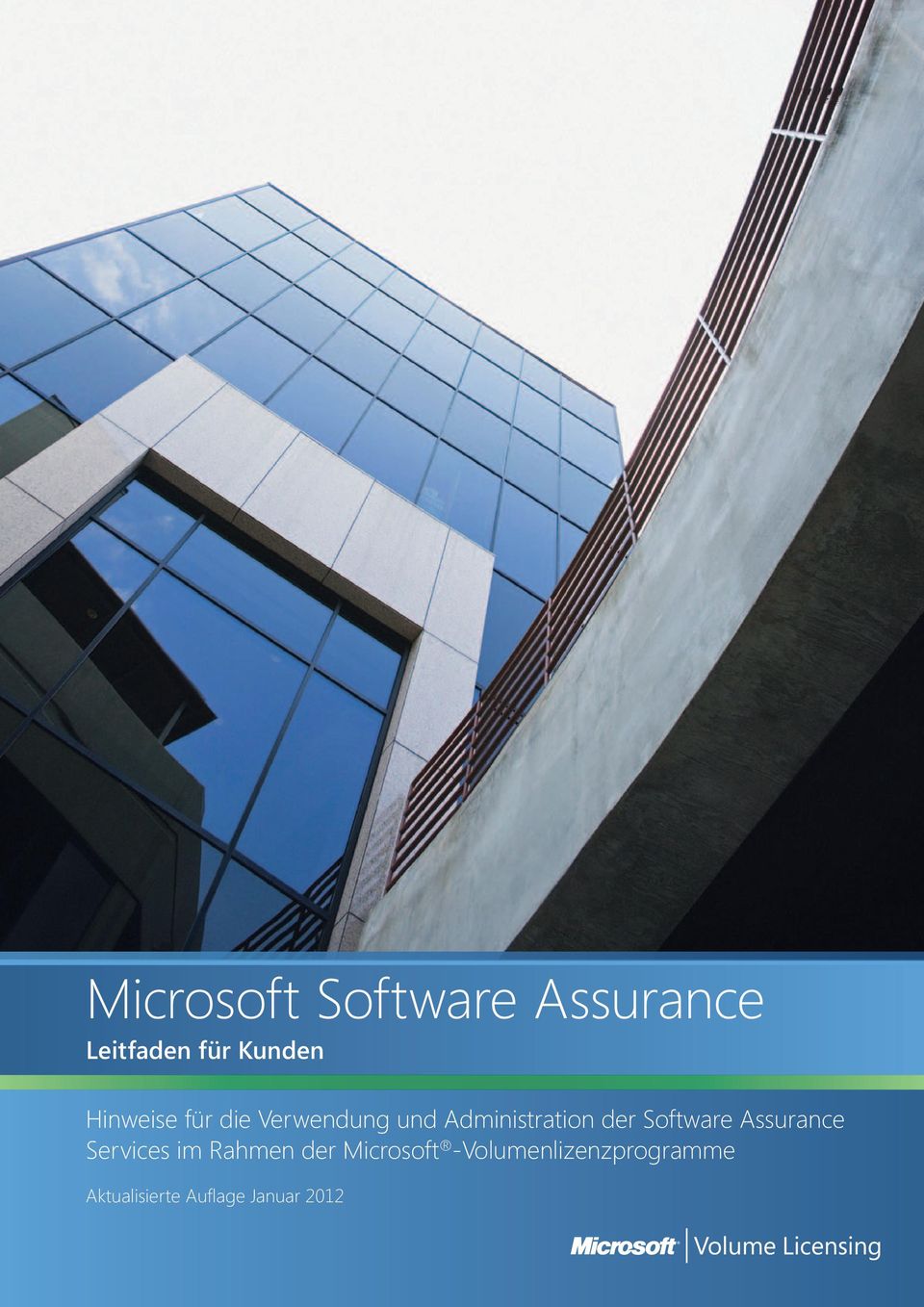 Software Assurance Services im Rahmen der Microsoft