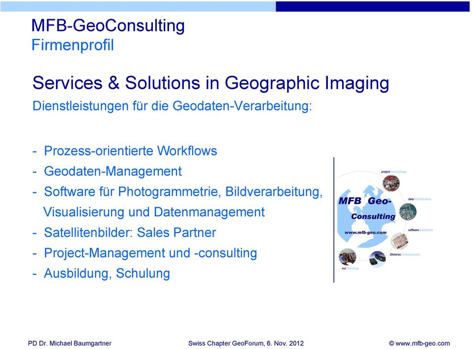 Geodaten-Management - Software für Photogrammetrie, Bildverarbeitung, Visualisierung und
