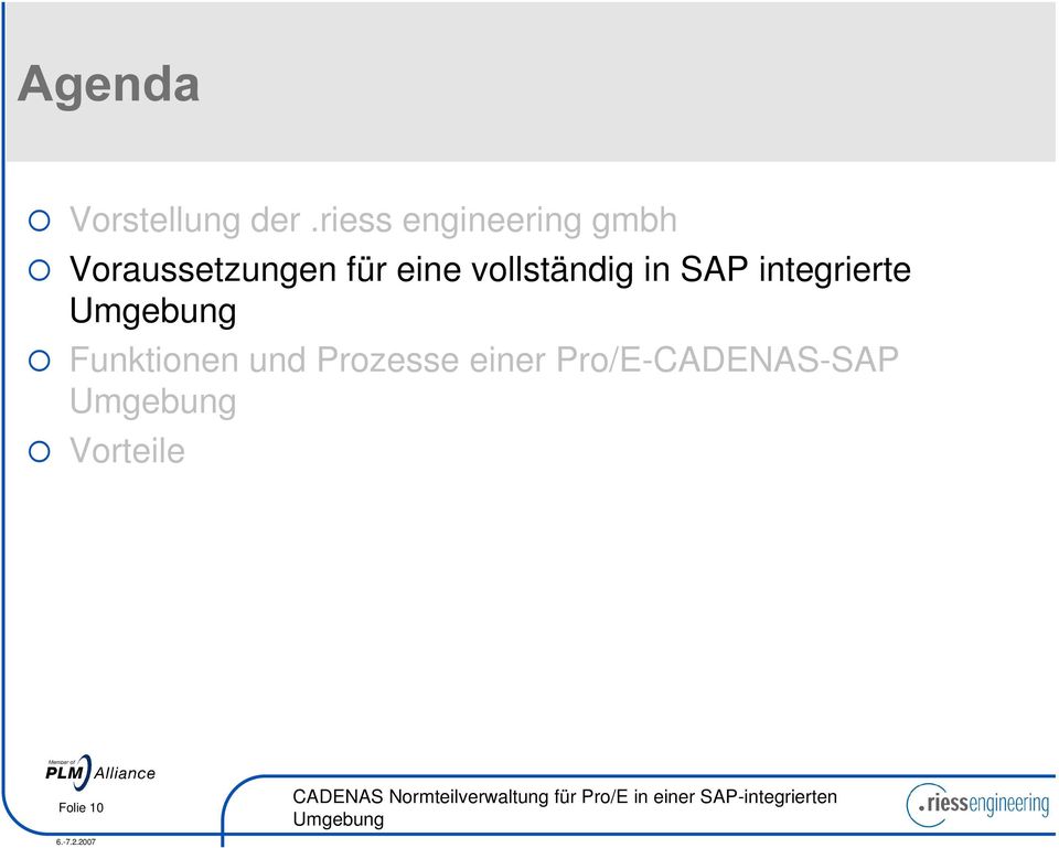 eine vollständig in SAP integrierte {