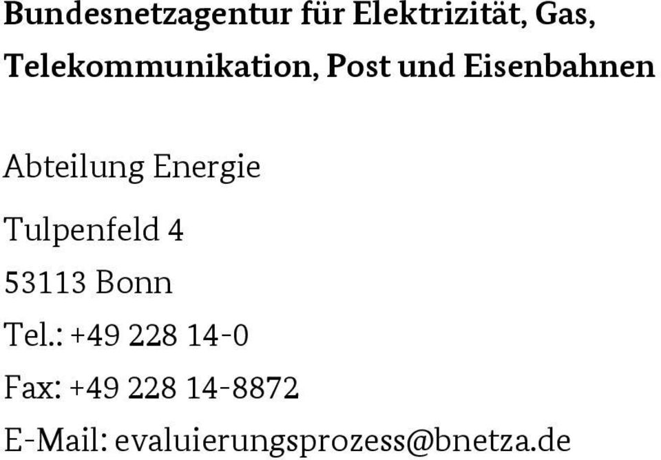 Energie Tulpenfeld 4 53113 Bonn Tel.