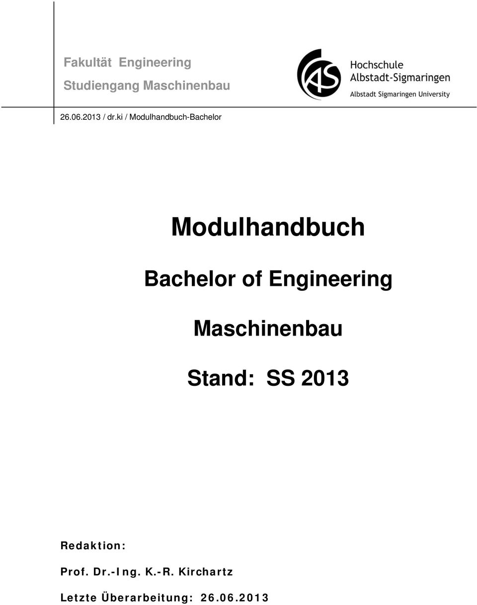 ki / Modulhandbuch-Bachelor Modulhandbuch Bachelor of
