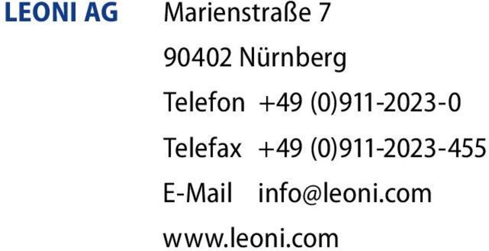 (0)911-2023-0 Telefax +49