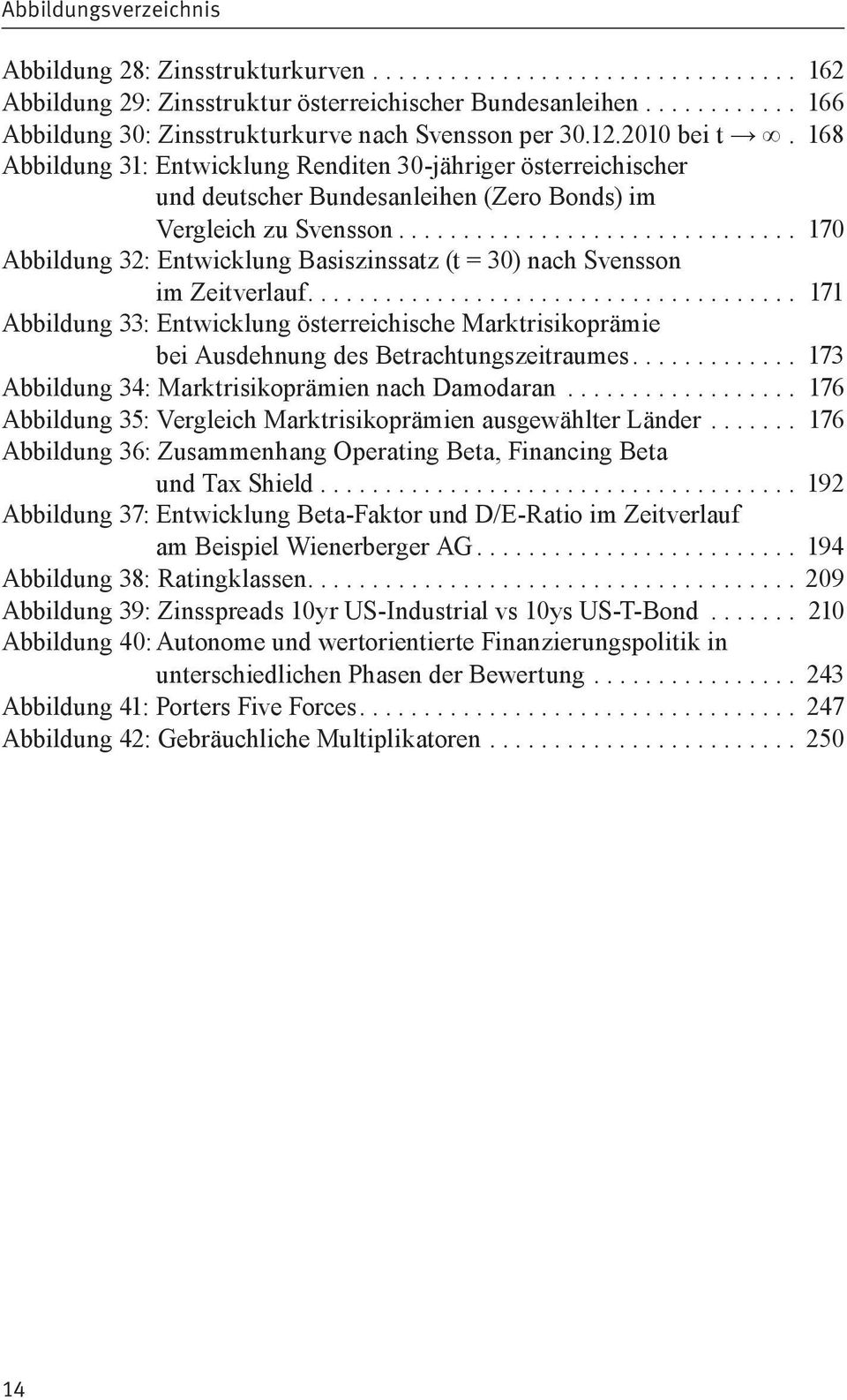 168 Abbildung 31: Entwicklung Renditen 30-jähriger österreichischer und deutscher Bundesanleihen (Zero Bonds) im Vergleich zu Svensson.