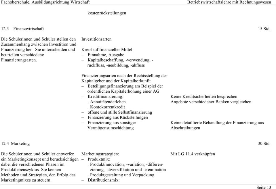 Investitionsarten Kreislauf finanzieller Mittel: Einnahme, Ausgabe Kapitalbeschaffung, -verwendung, - rückfluss, -neubildung, -abfluss Finanzierungsarten nach der Rechtsstellung der Kapitalgeber und