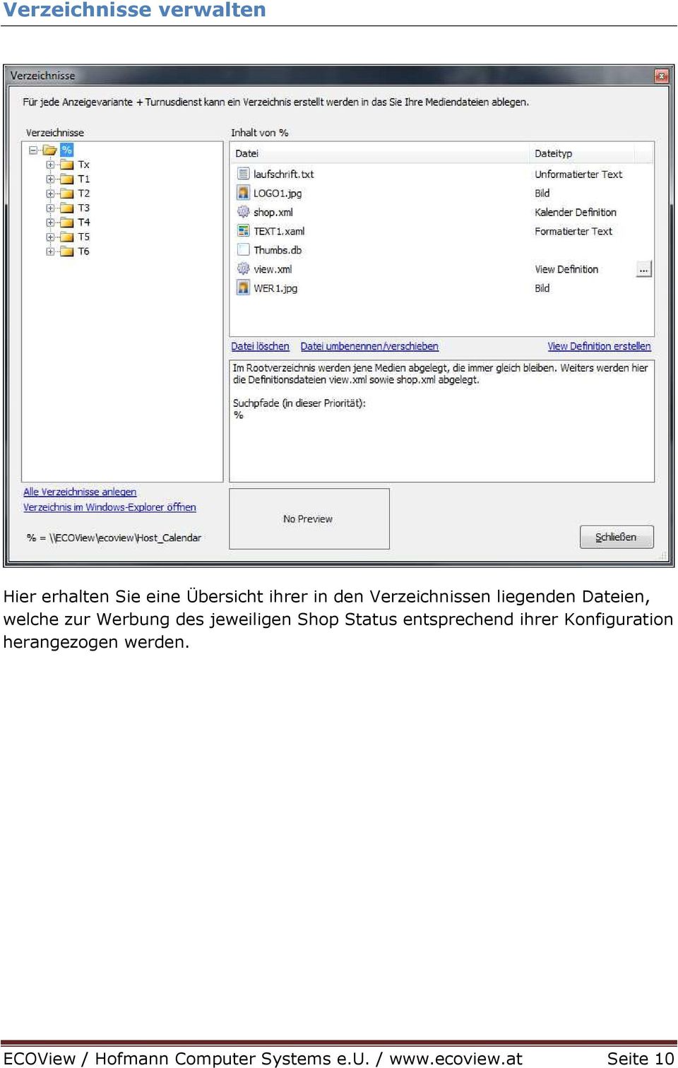 jeweiligen Shop Status entsprechend ihrer Konfiguration