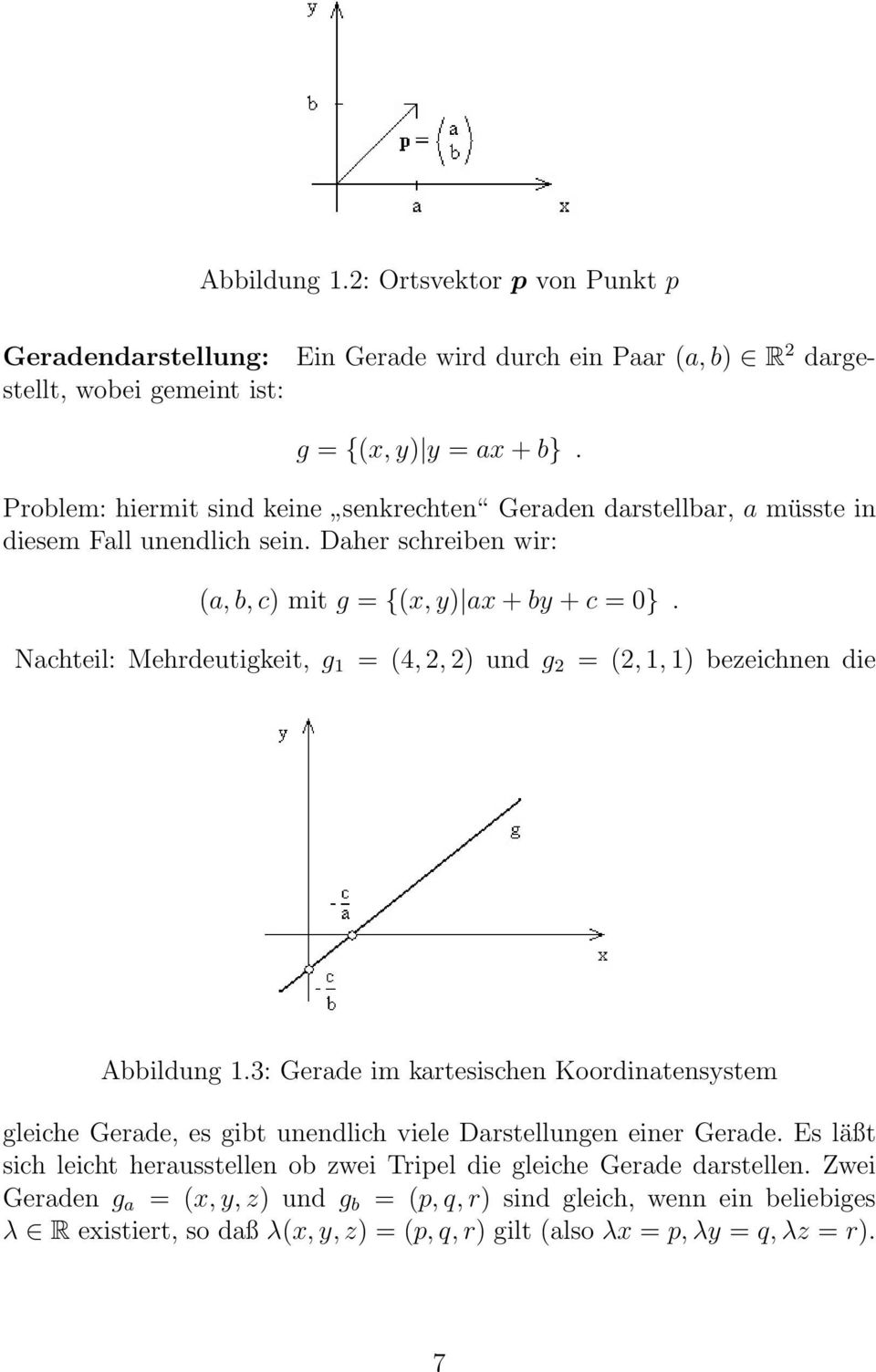 Nachteil: Mehrdeutigkeit, g 1 = (4, 2, 2) und g 2 = (2, 1, 1) bezeichnen die Abbildung 1.