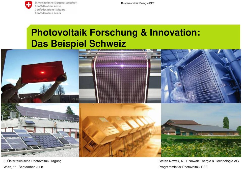 Österreichische Photovoltaik Tagung Wien, 11.