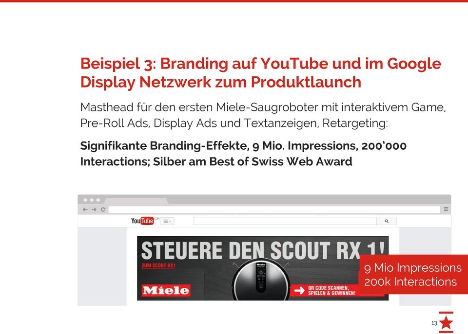 Ads und Textanzeigen, Retargeting: Signifikante Branding-Effekte, 9 Mio.