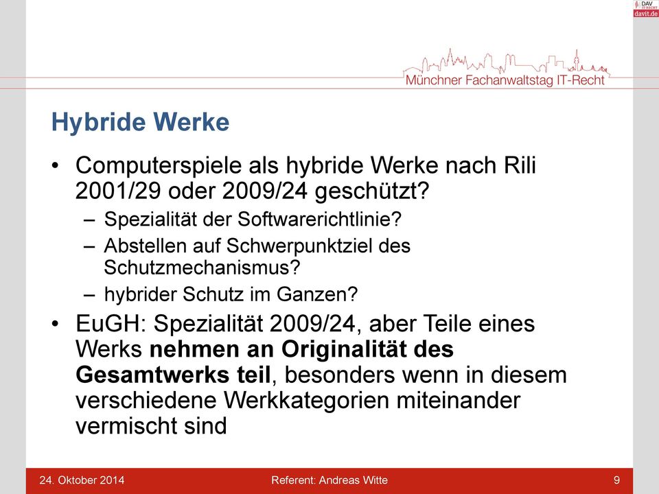 hybrider Schutz im Ganzen?