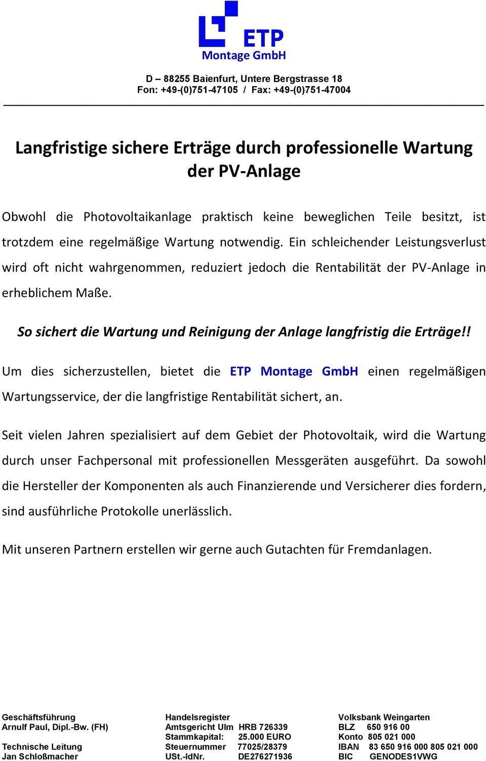 So sichert die Wartung und Reinigung der Anlage langfristig die Erträge!