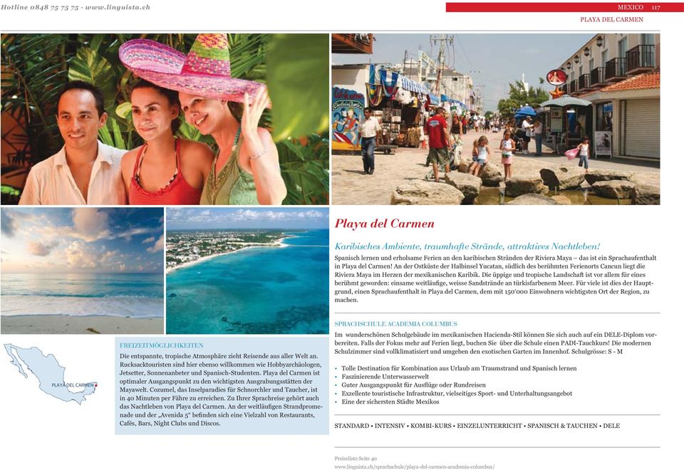 An der Ostküste der Halbinsel Yucatan, südlich des berühmten Ferienorts Cancun liegt die Riviera Maya im Herzen der mexikanischen Karibik.