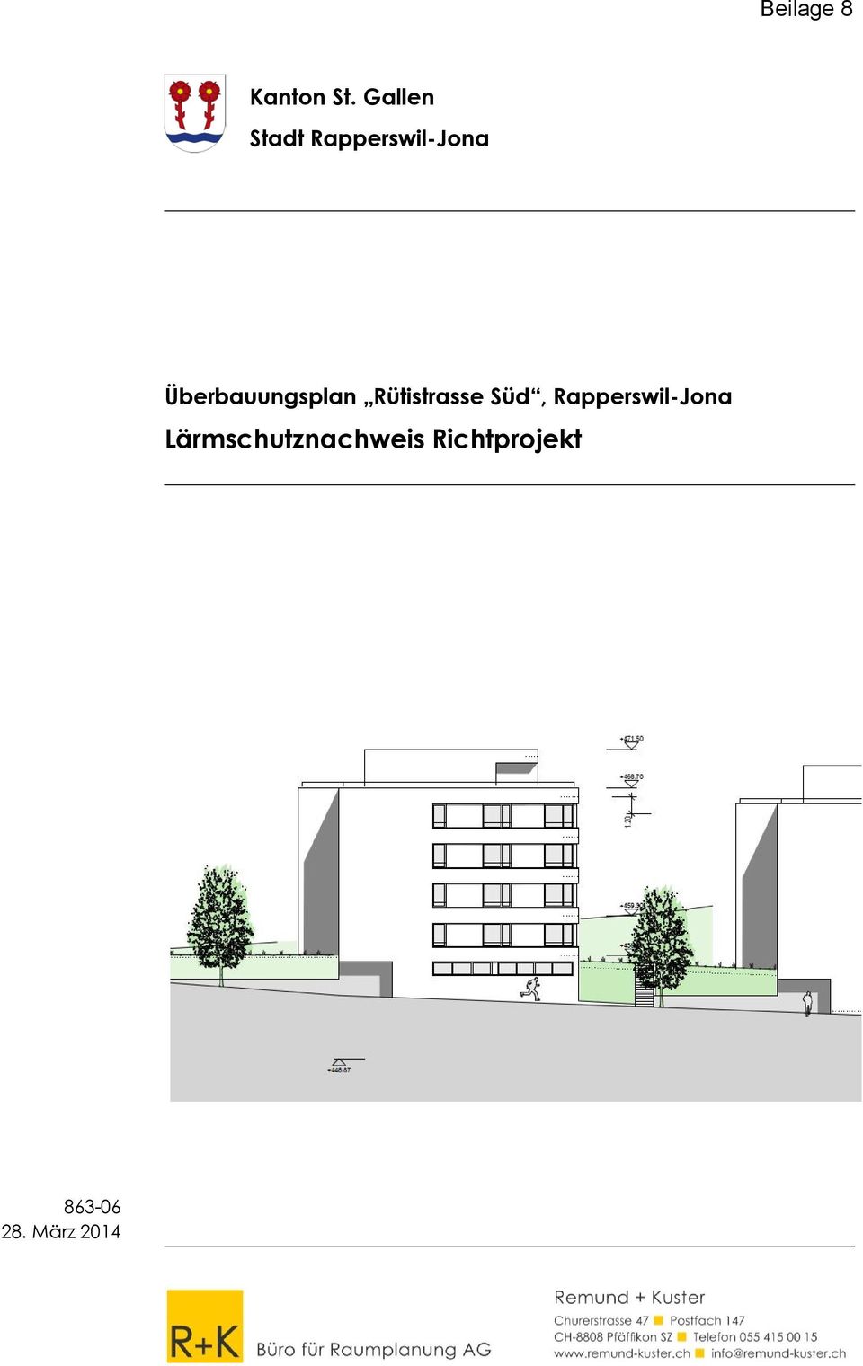 Überbauungsplan Rütistrasse Süd,