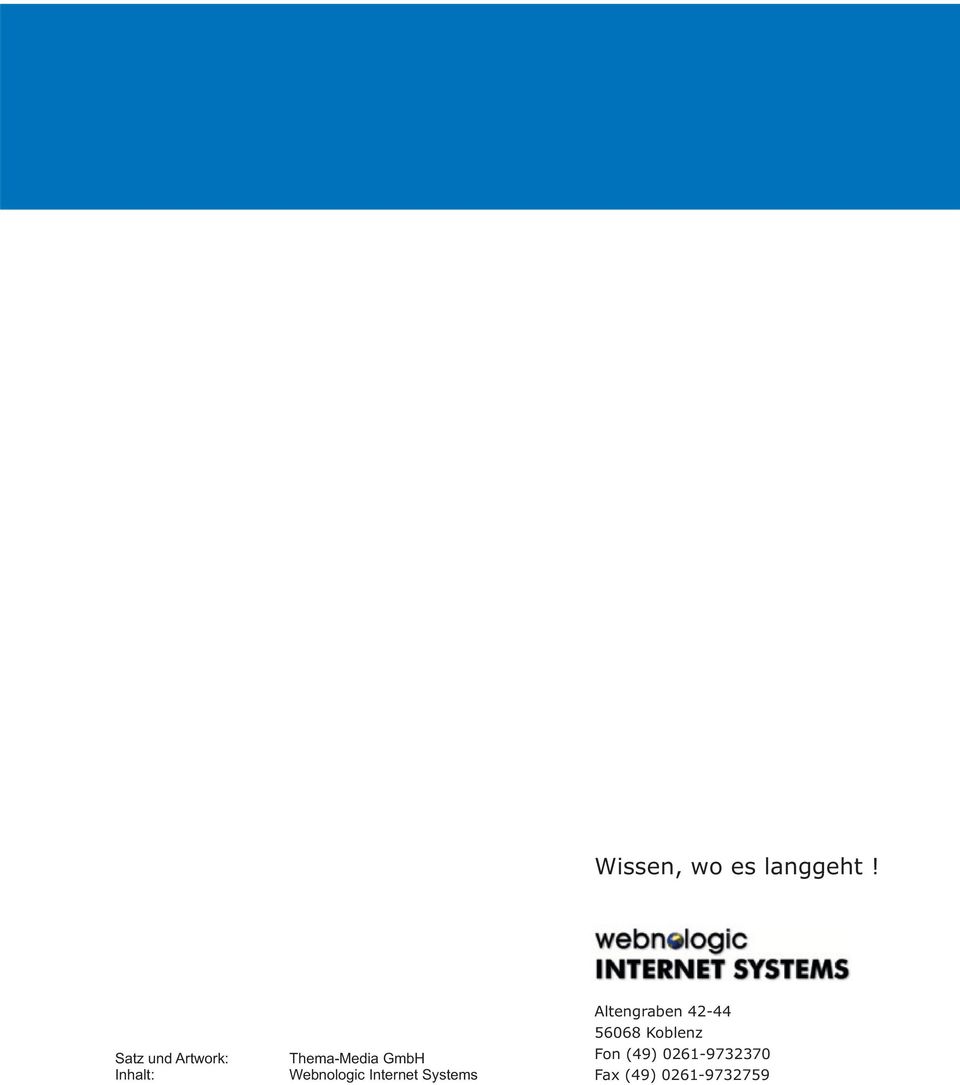 Webnoogic Internet Systems Atengraben