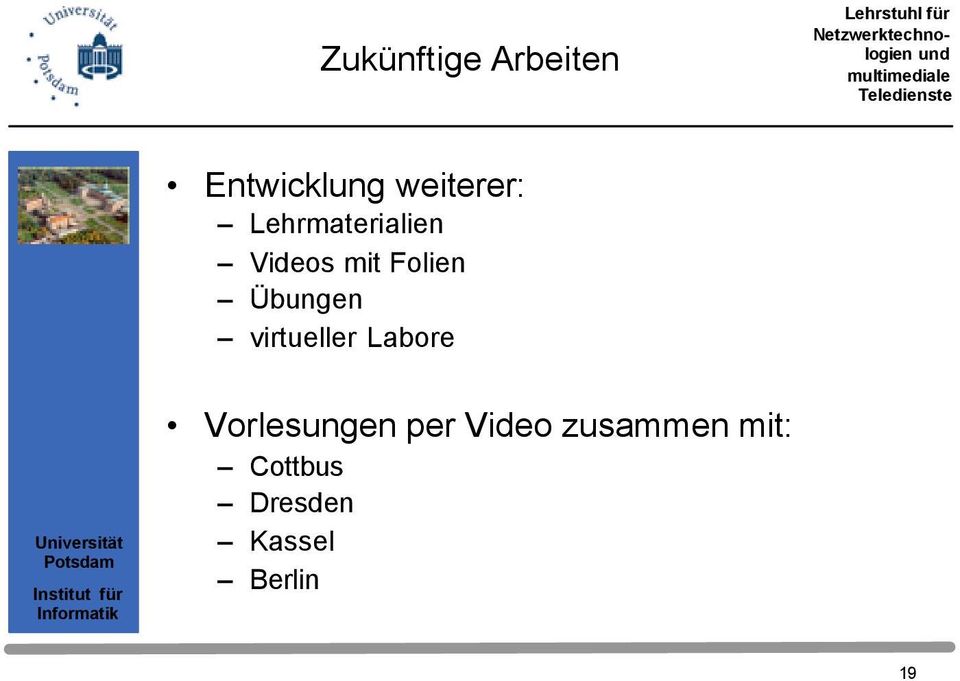 virtueller Labore Vorlesungen per Video