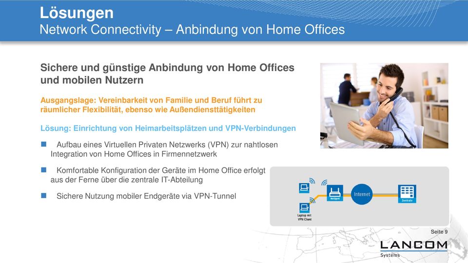 Heimarbeitsplätzen und VPN-Verbindungen Aufbau eines Virtuellen Privaten Netzwerks (VPN) zur nahtlosen Integration von Home Offices in