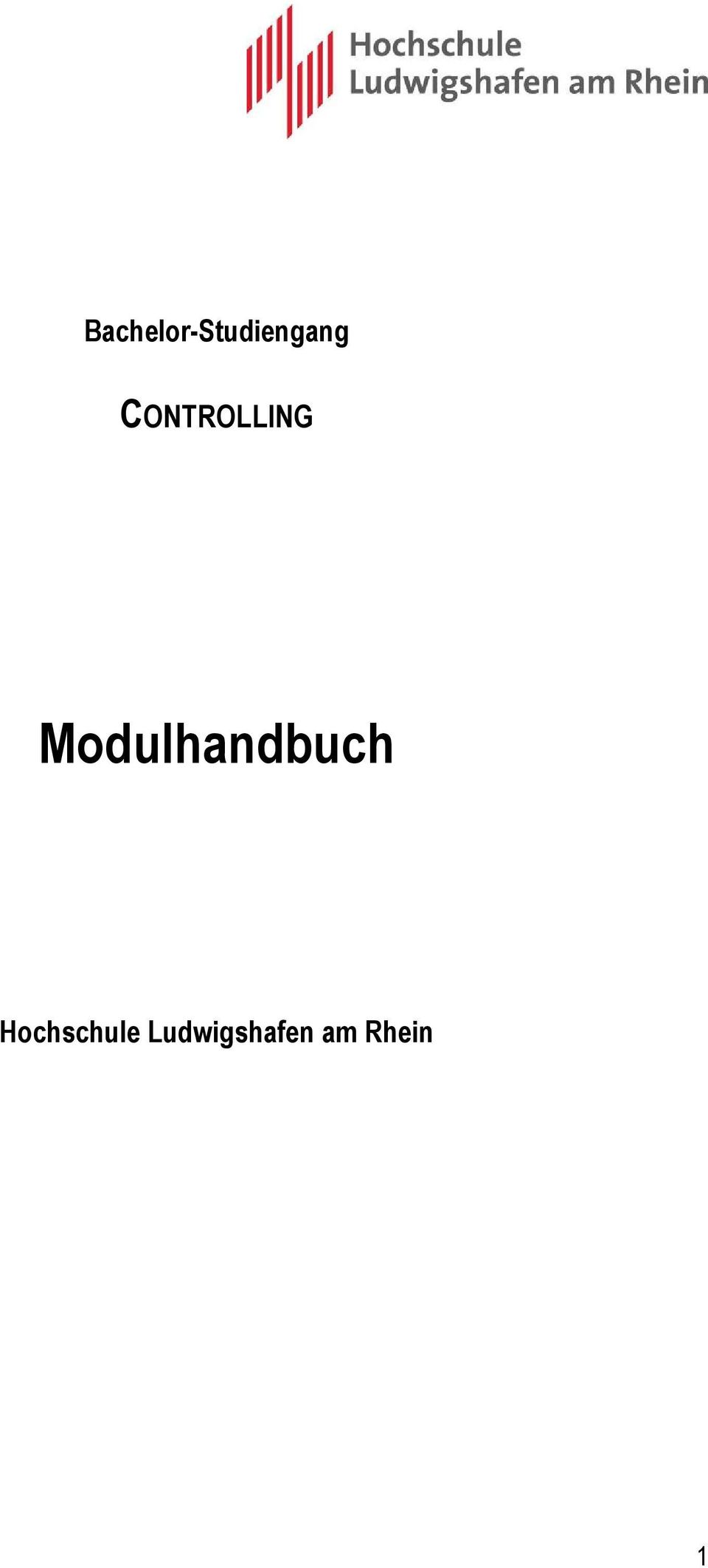 Modulhandbuch