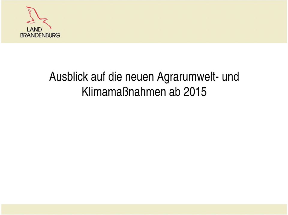 Agrarumwelt-