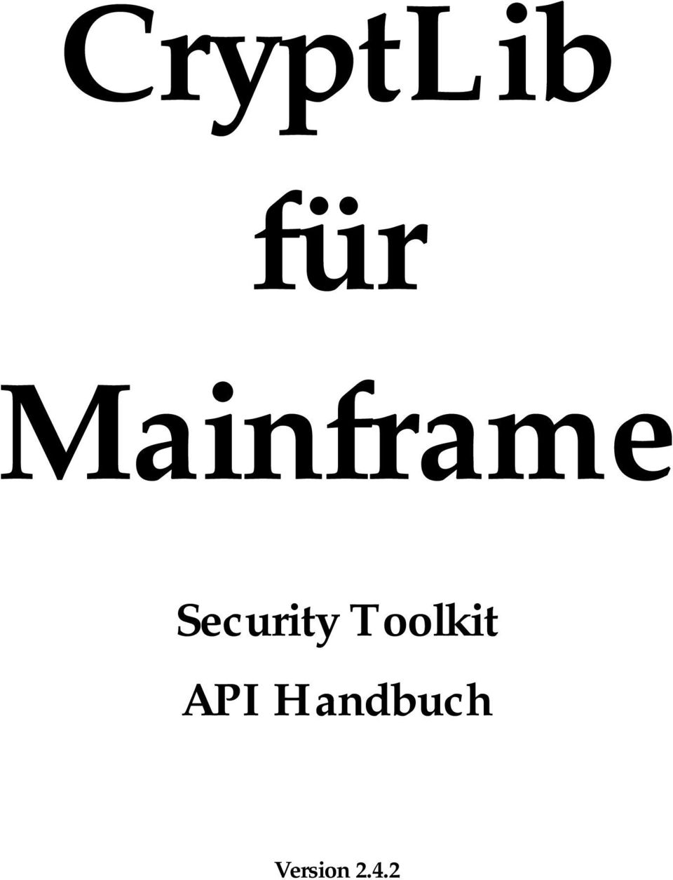 Security Toolkit