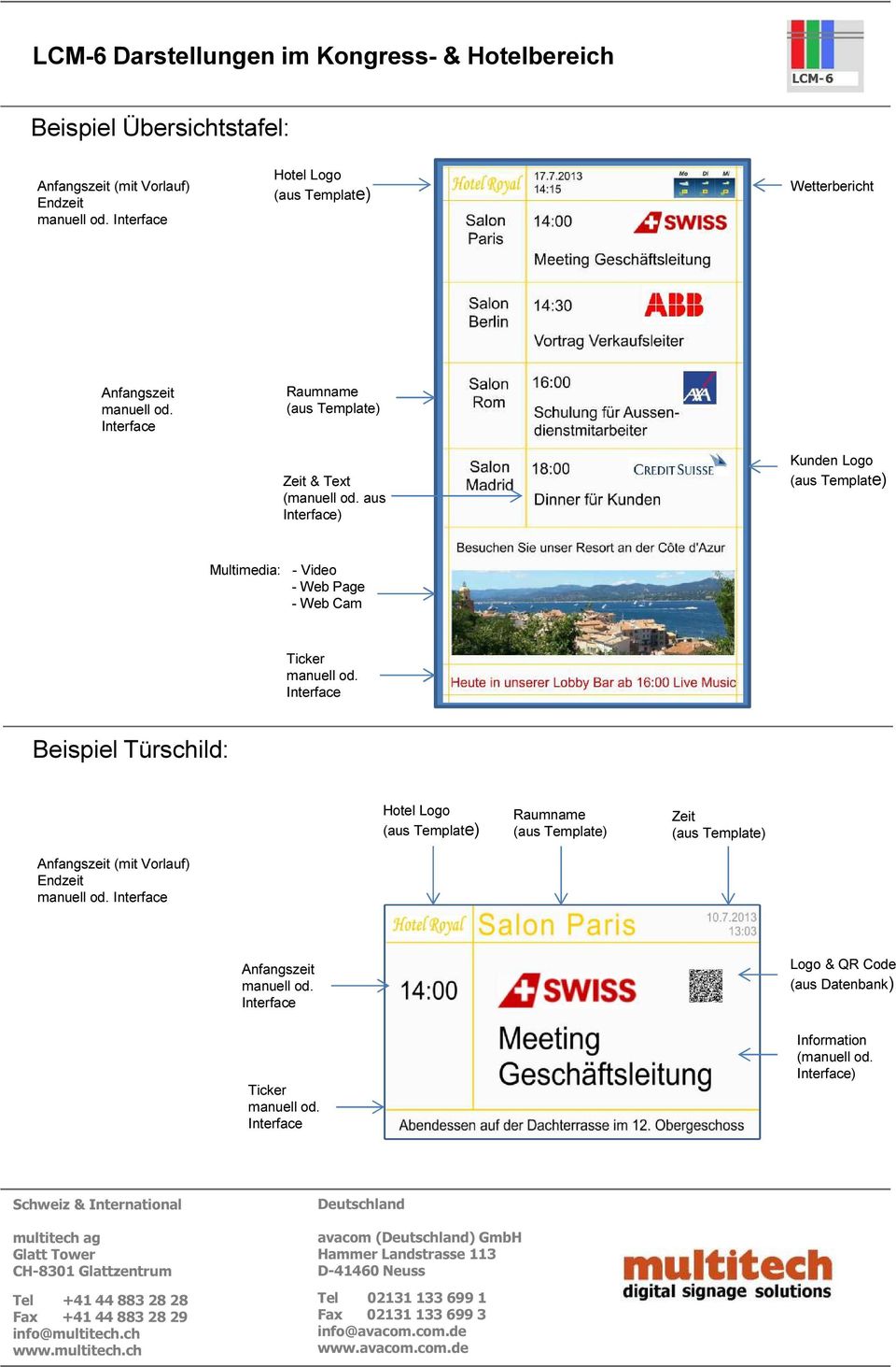 & QR Code (aus Datenbank) Information ( ) Schweiz & International multitech ag Glatt Tower CH-8301 Glattzentrum Tel +41 44 883 28 28 Fax +41 44 883 28 29 info@multitech.