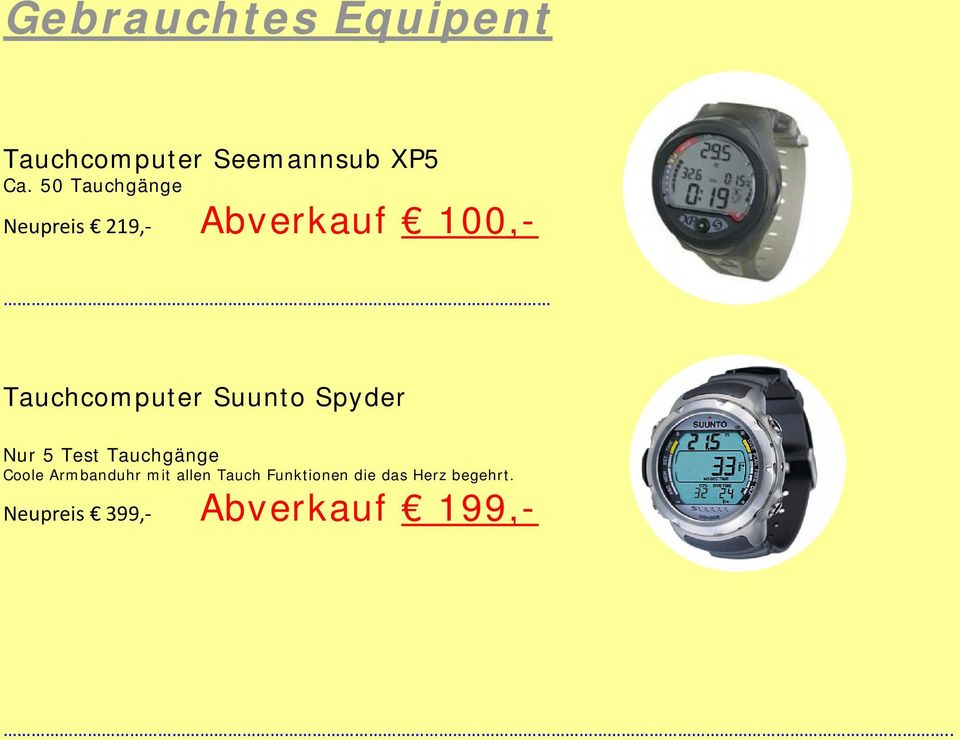 Suunto Spyder Nur 5 Test Tauchgänge Coole Armbanduhr mit