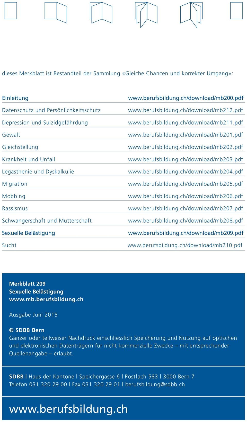 pdf www.berufsbildung.ch/download/mb211.pdf www.berufsbildung.ch/download/mb201.pdf www.berufsbildung.ch/download/mb202.pdf www.berufsbildung.ch/download/mb203.pdf www.berufsbildung.ch/download/mb204.