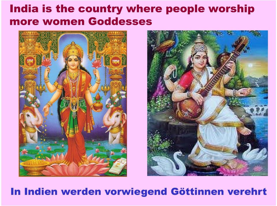 Goddesses In Indien werden