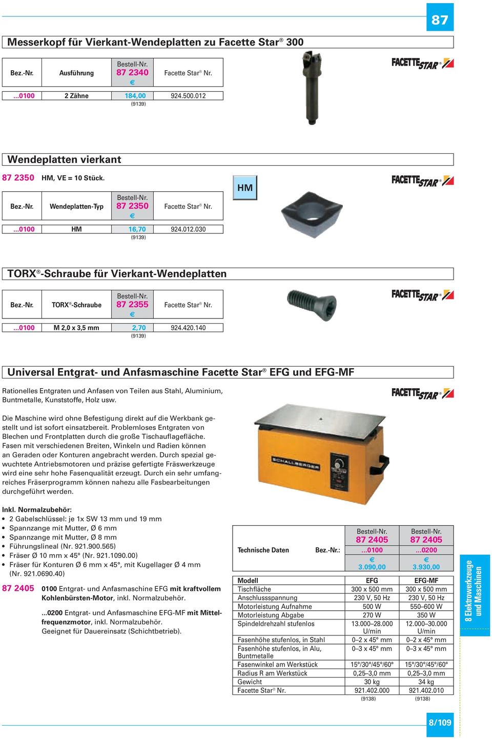 Die Maschine wird ohne Befestigung direkt auf die Werkbank gestellt und ist sofort einsatzbereit. Problemloses ntgraten von Blechen und Frontplatten durch die große Tischauflagefläche.