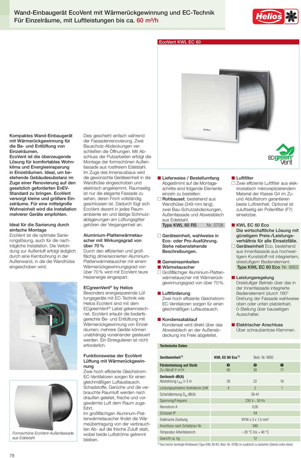 EcoVent ist die überzeugende Lösung für komfortables Wohnklima und Energieeinsparung in Einzelräumen.