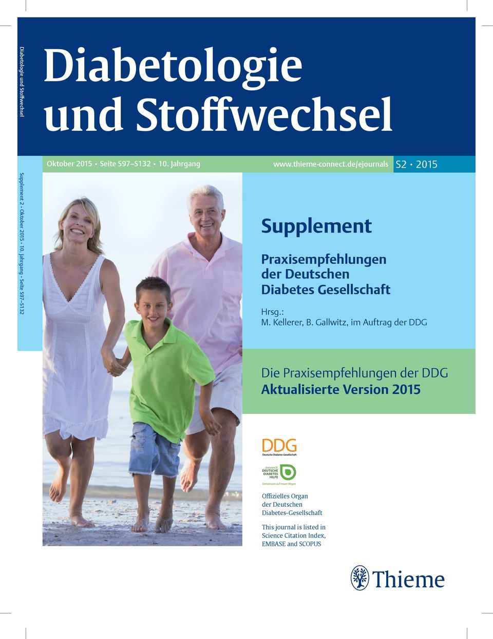 Jahrgang Seite S97 S132 Supplement Praxisempfehlungen der Deutschen Diabetes Gesellschaft Hrsg.: M. Kellerer, B.