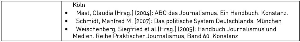 (2007): Das plitische System Deutschlands.
