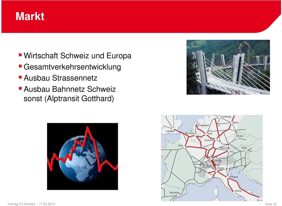 Strassennetz Ausbau Bahnnetz