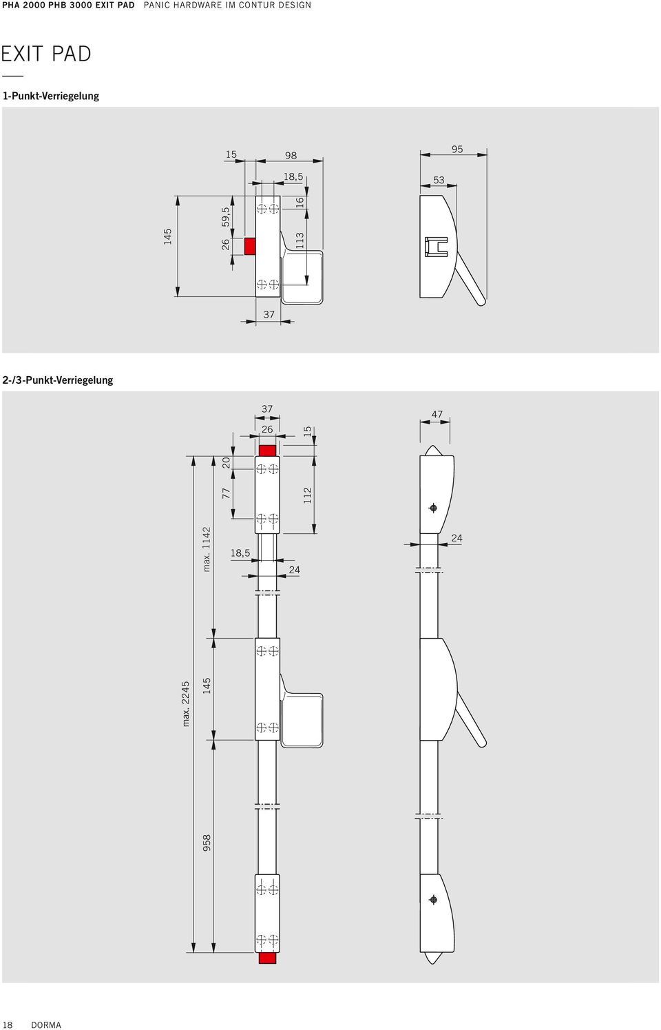 26 145 5 7 2-/-Punkt-Verriegelung 7 47 145