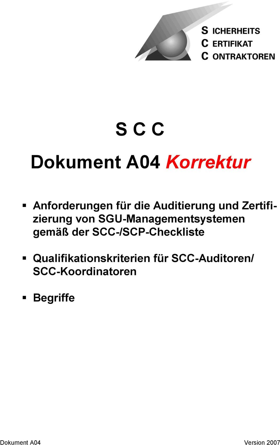 SGU-Managementsystemen gemäß der
