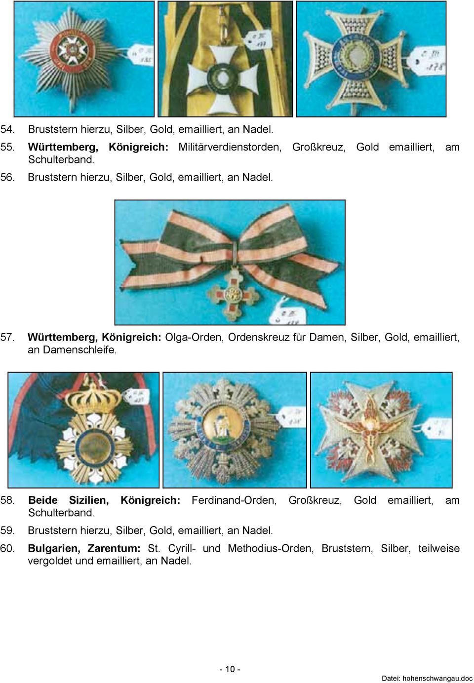 Württemberg, Königreich: Olga-Orden, Ordenskreuz für Damen, Silber, Gold, emailliert, an Damenschleife. 58.