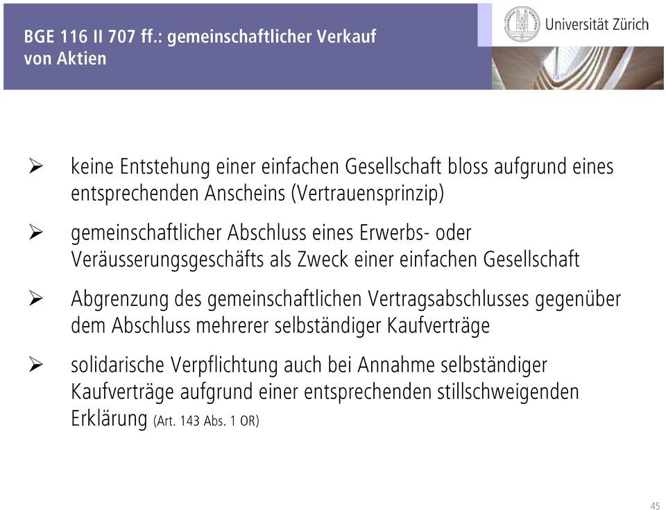 (Vertrauensprinzip) gemeinschaftlicher Abschluss eines Erwerbs- oder Veräusserungsgeschäfts als Zweck einer einfachen Gesellschaft