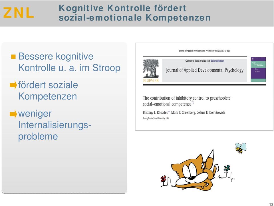 kognitive Kontrolle u. a.