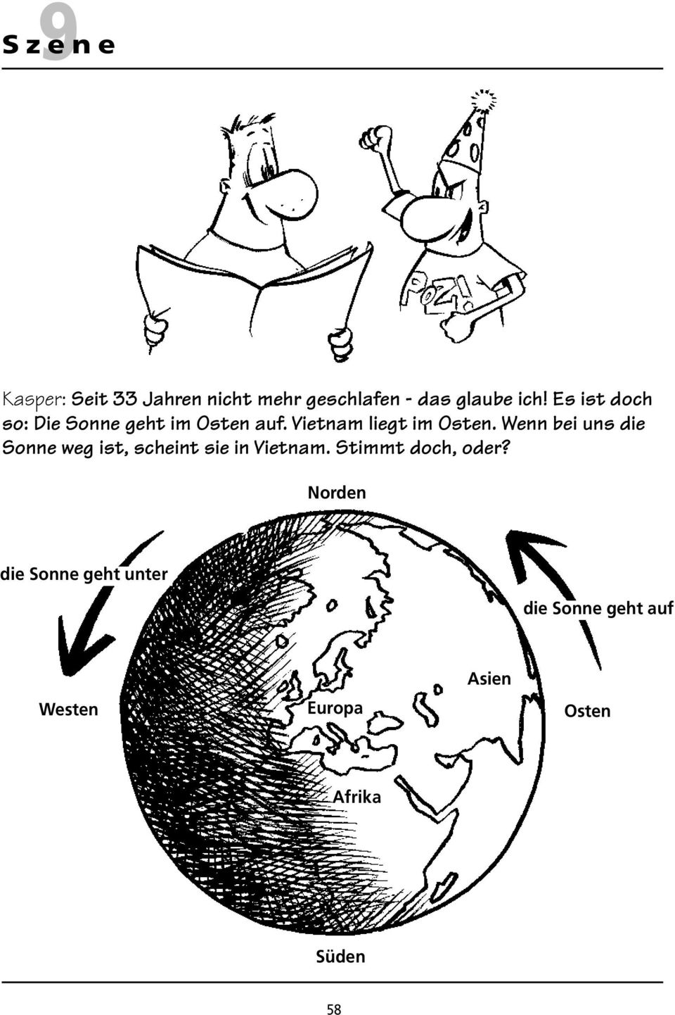 Wenn bei uns die Sonne weg ist, scheint sie in Vietnam. Stimmt doch, oder?