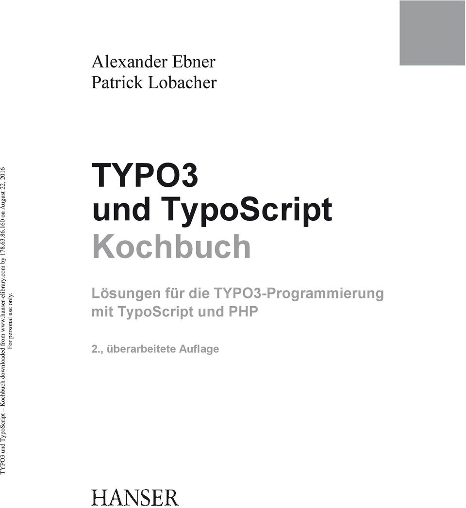 Lösungen für die TYPO3-Programmierung