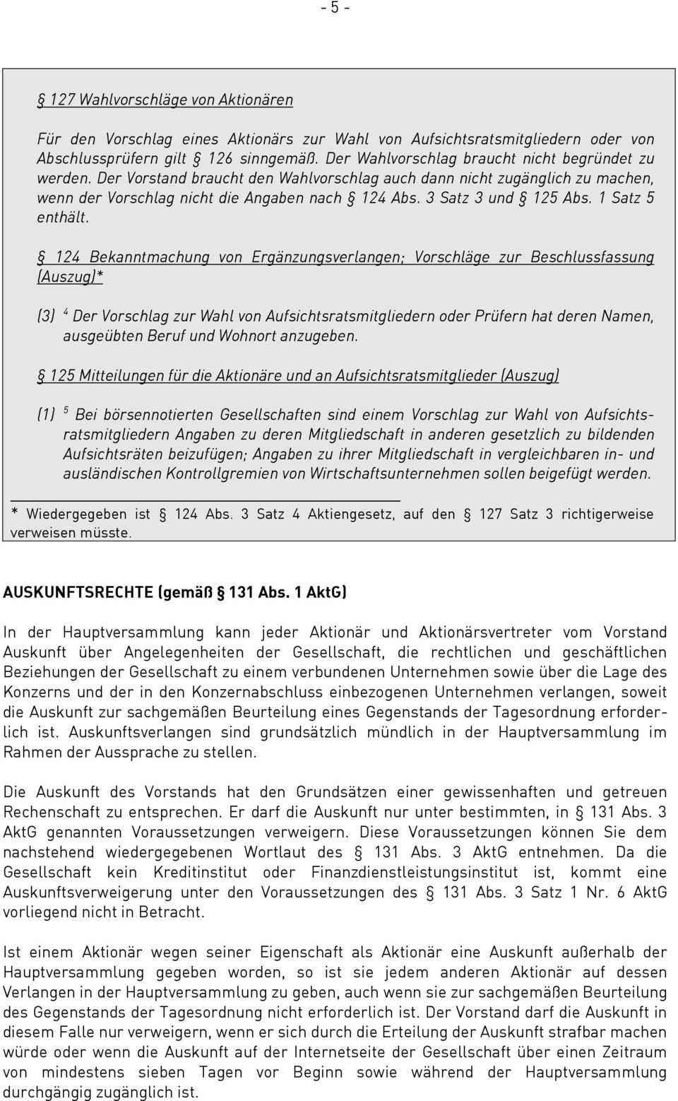 3 Satz 3 und 125 Abs. 1 Satz 5 enthält.