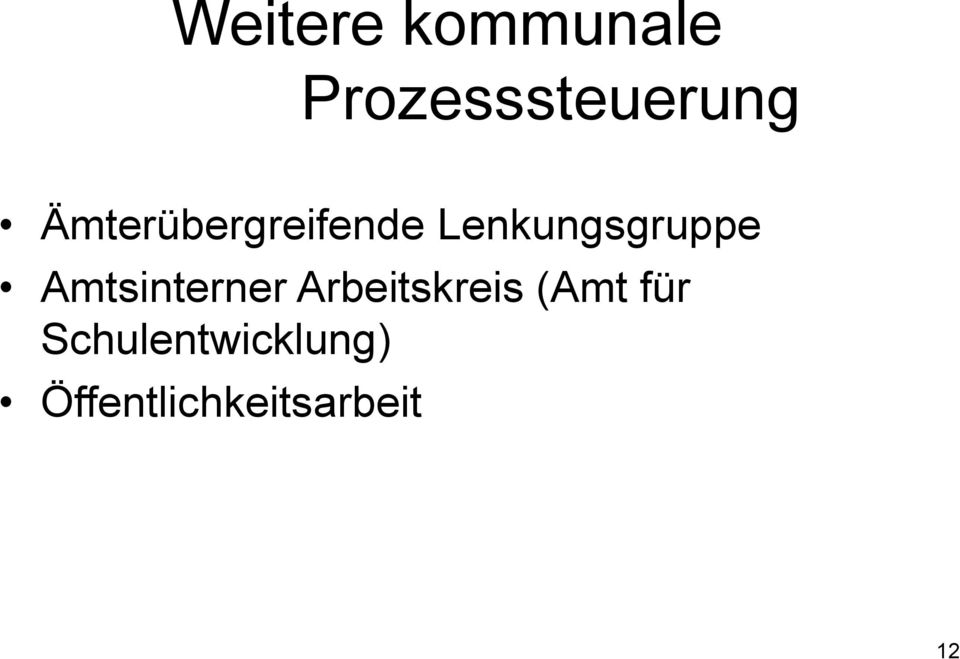 Amtsinterner Arbeitskreis (Amt für