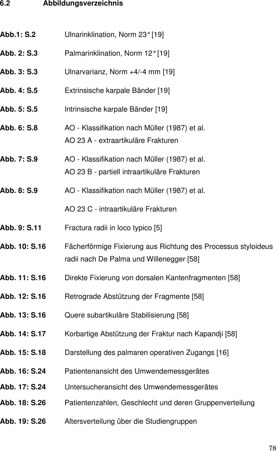 AO 23 A - extraartikuläre Frakturen AO - Klassifikation nach Müller (1987) et al. AO 23 B - partiell intraartikuläre Frakturen AO - Klassifikation nach Müller (1987) et al.