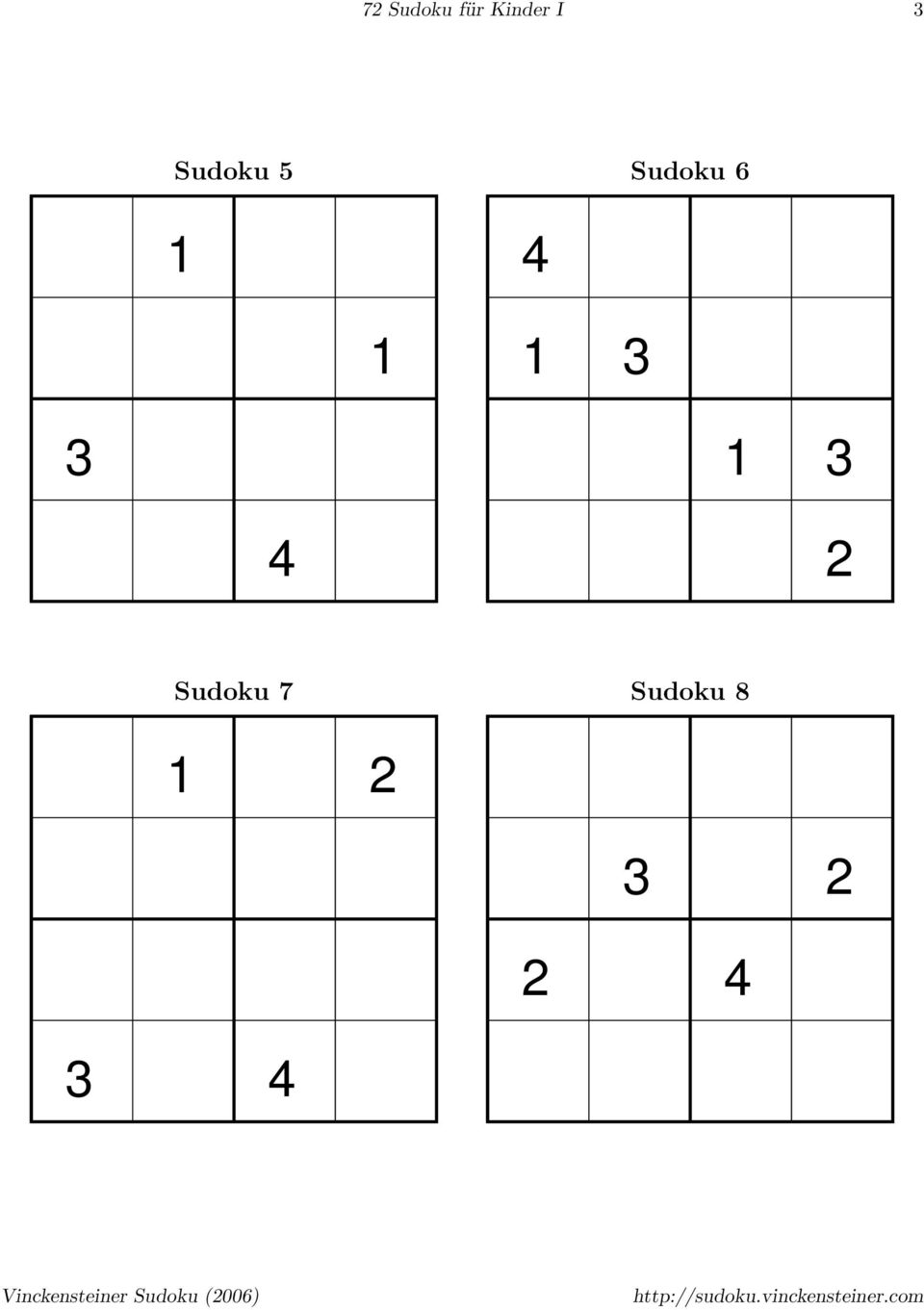 5 Sudoku 6 3 3 3