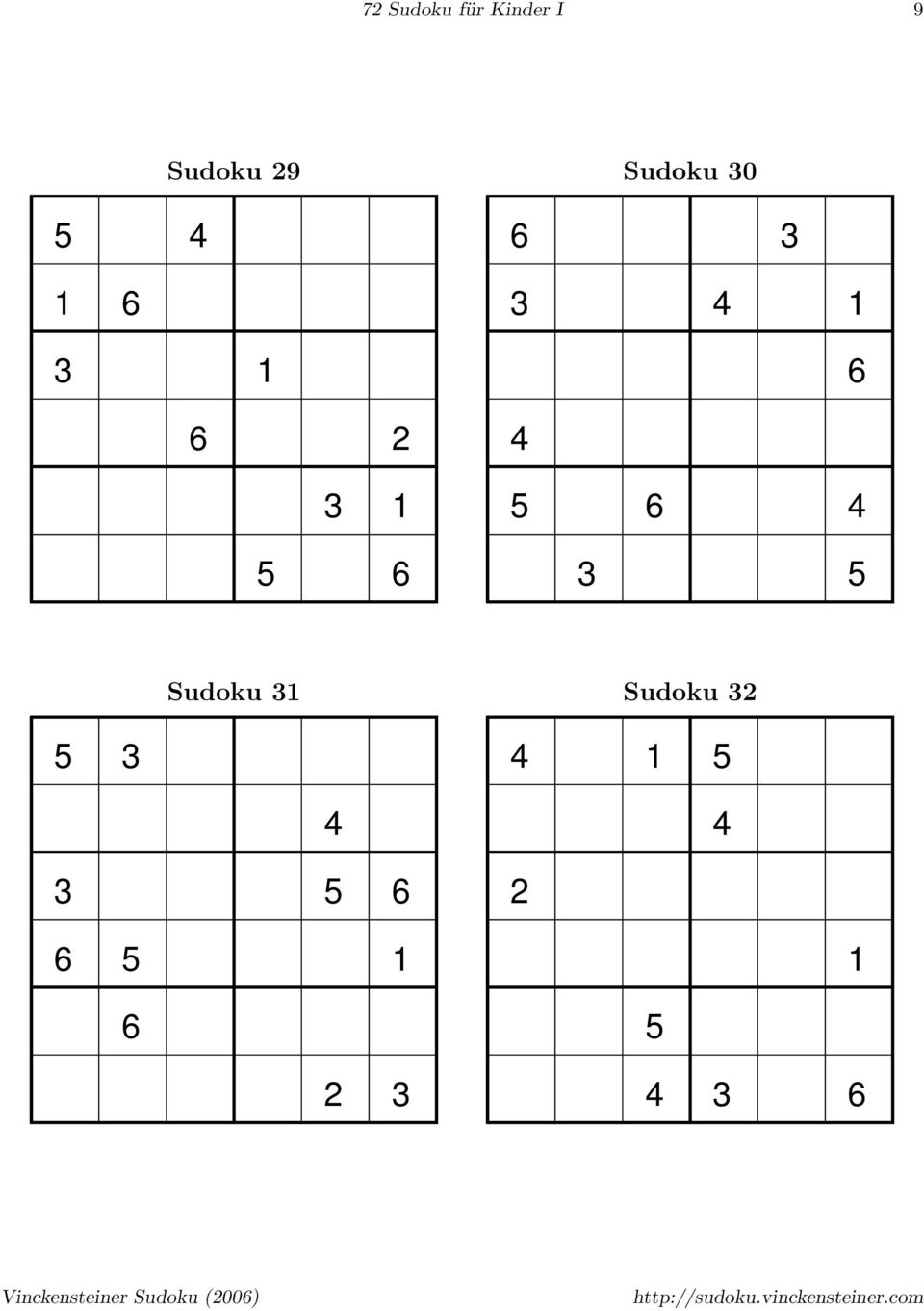 Sudoku 30 6 3 3 6 5 6 3 5