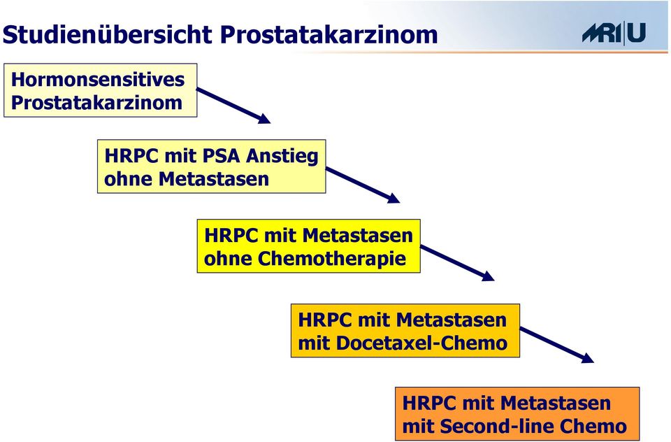 HRPC mit Metastasen ohne Chemotherapie HRPC mit