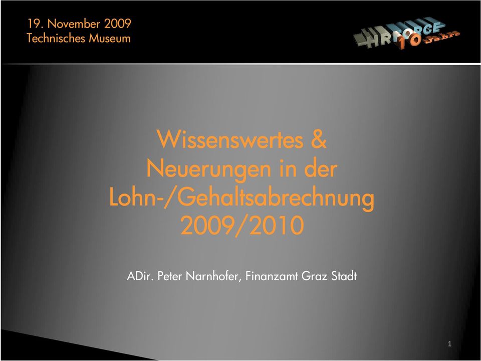 Lohn-/Gehaltsabrechnung 2009/2010