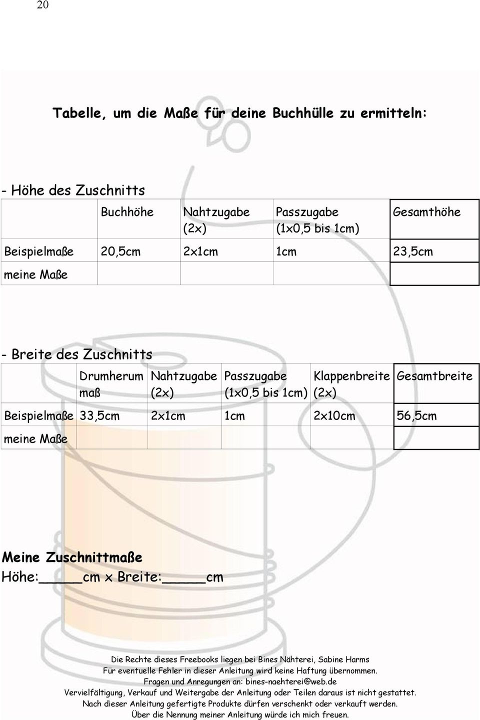 des Zuschnitts Drumherum maß Nahtzugabe (2x) Passzugabe (1x0,5 bis 1cm) Klappenbreite (2x)