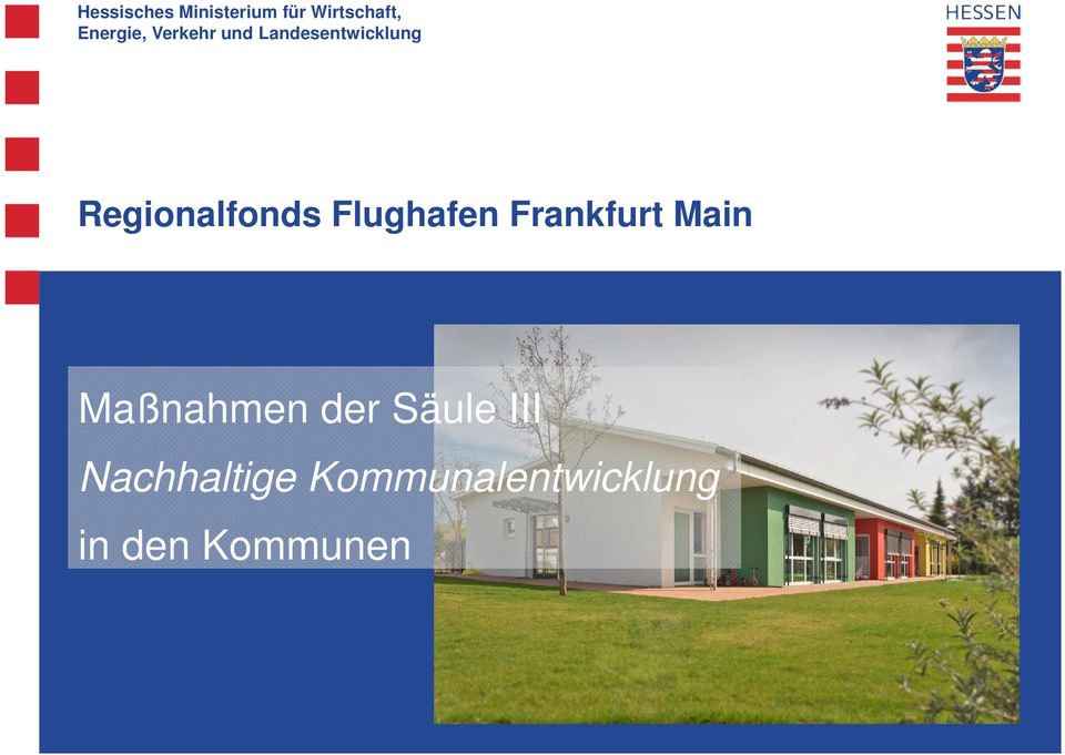 Regionalfonds Flughafen Frankfurt Main