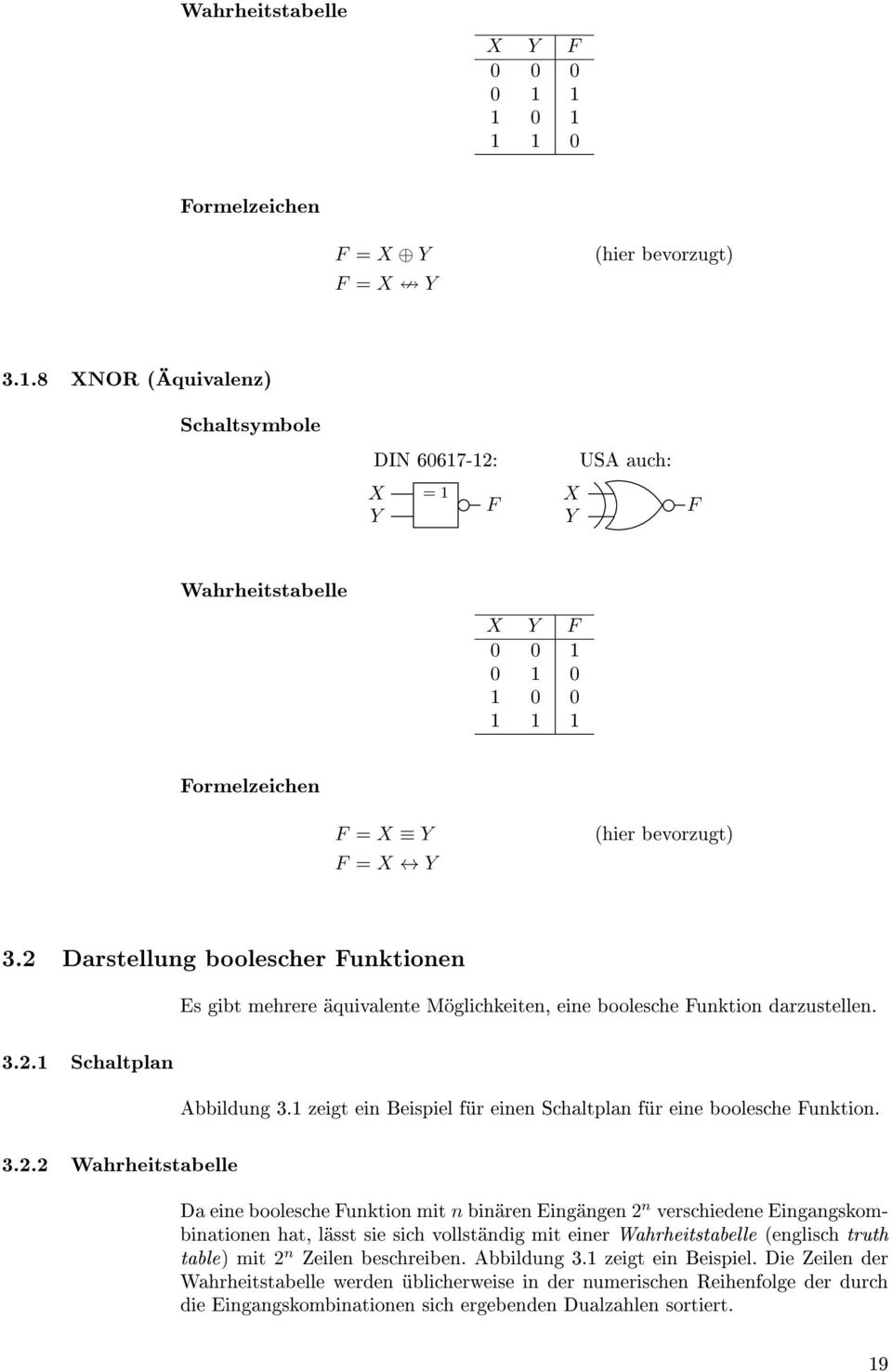 Abbildung 3. zeigt ein Beispiel für einen Schaltplan für eine boolesche Funktion.