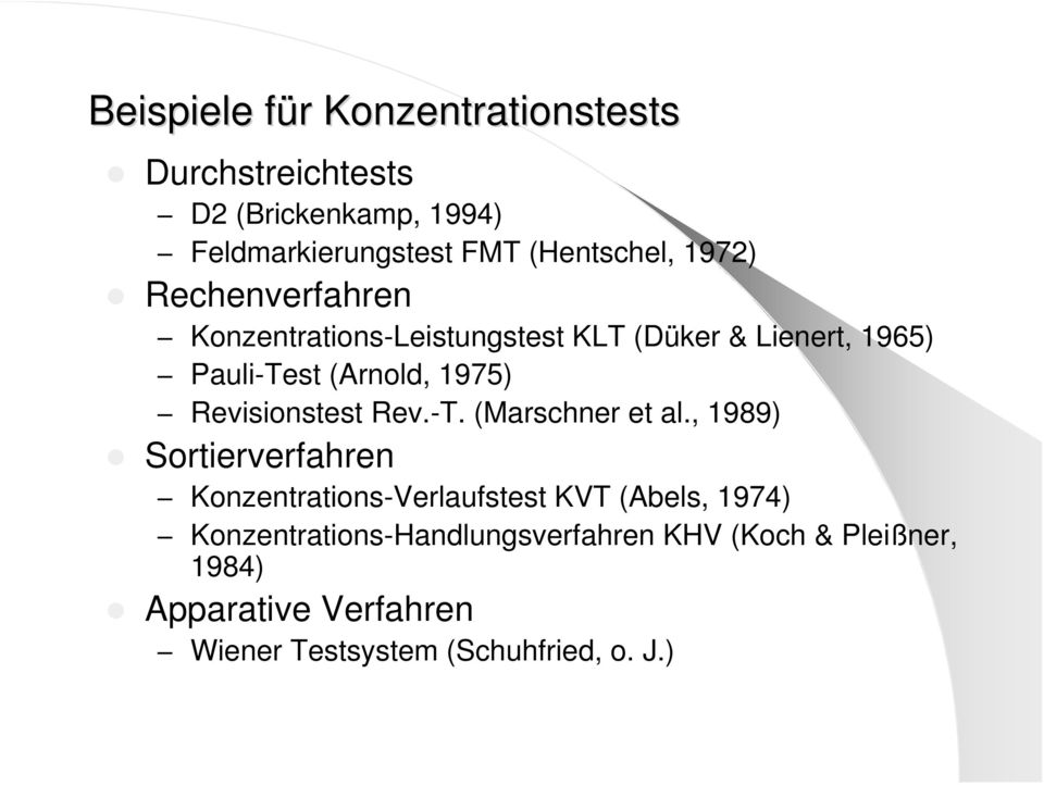 1975) Revisionstest Rev.-T. (Marschner et al.